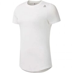 Sieviešu sporta krekls Reebok TE Tee CF8585, balts cena un informācija | Sporta apģērbs sievietēm | 220.lv