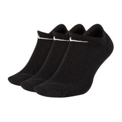 Мужские спортивные носки Nike Everyday Cushion No Show M SX7673 010, 3 пары, черные цена и информация | Мужские носки | 220.lv