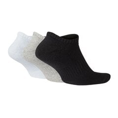 Мужские спортивные носки Nike Everyday Cushion No Show M SX7673 901, 3 пары цена и информация | Мужские носки, чёрные | 220.lv