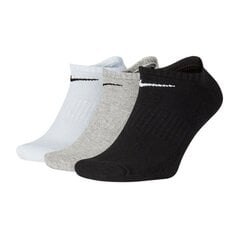 Мужские спортивные носки Nike Everyday Cushion No Show M SX7673 901, 3 пары цена и информация | Мужские носки, чёрные | 220.lv