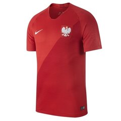 Спортивная футболка Nike Poland Breathe Stadium Away Jr 894014 611 цена и информация | Рубашки для мальчиков | 220.lv