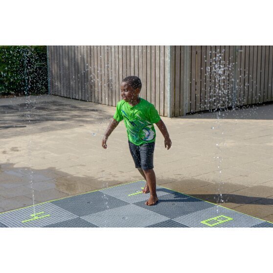 Ūdens spēles flīzes EXIT Sprinqle, 250 x 250 cm cena un informācija | Ūdens, smilšu un pludmales rotaļlietas | 220.lv