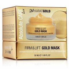 Sejas maska Absolute Care 24 Karat Gold Firm & Lift, 50 ml cena un informācija | Sejas maskas, acu maskas | 220.lv