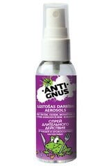 ANTI GNUS- Ilgstošas darbības aerosols pret ērcēm, odiem, moskītiem un citiem asinssūcējiem kukaiņiem, 50 ml цена и информация | Защита от комаров, клещей | 220.lv