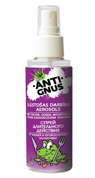 ANTI GNUS- Ilgstošas darbības aerosols pret ērcēm, odiem, moskītiem un citiem asinssūcējiem kukaiņiem, 120 ml cena un informācija | Līdzekļi pret odiem, ērcēm | 220.lv