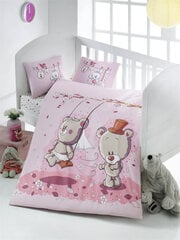 Gultas veļas komplekts Pink Dream 4 daļas cena un informācija | Bērnu gultas veļa | 220.lv