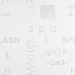 vidaXL rullo žalūzija dušai, 80x240 cm, Splash cena un informācija | Vannas istabas aksesuāri | 220.lv