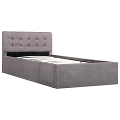 Каркас кровати с ящиком для хранения вещей, 90x200 см, коричневый цена и информация | Кровати | 220.lv