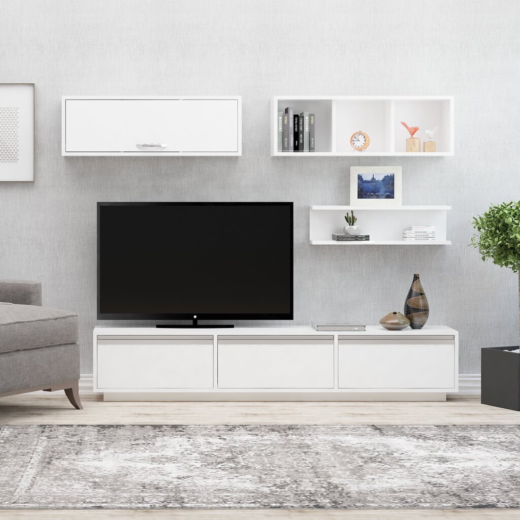 Dzīvojamās istabas mēbeļu komplekts Kalune Design 746(I), balts цена и информация | Sekcijas | 220.lv