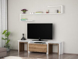 Комплект мебели для гостиной Kalune Design 756(IX), белый/коричневый цена и информация | Секции | 220.lv