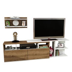 Комплект мебели для гостиной Kalune Design 756(VI), коричневый/белый цена и информация | Секции | 220.lv