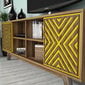 Dzīvojamās istabas mēbeļu komplekts Kalune Design 845(LXI), brūns/dzeltens cena un informācija | Sekcijas | 220.lv