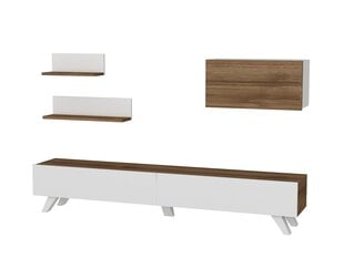 Комплект мебели для гостиной Kalune Design 731(I), белый/коричневый цена и информация | Секции | 220.lv