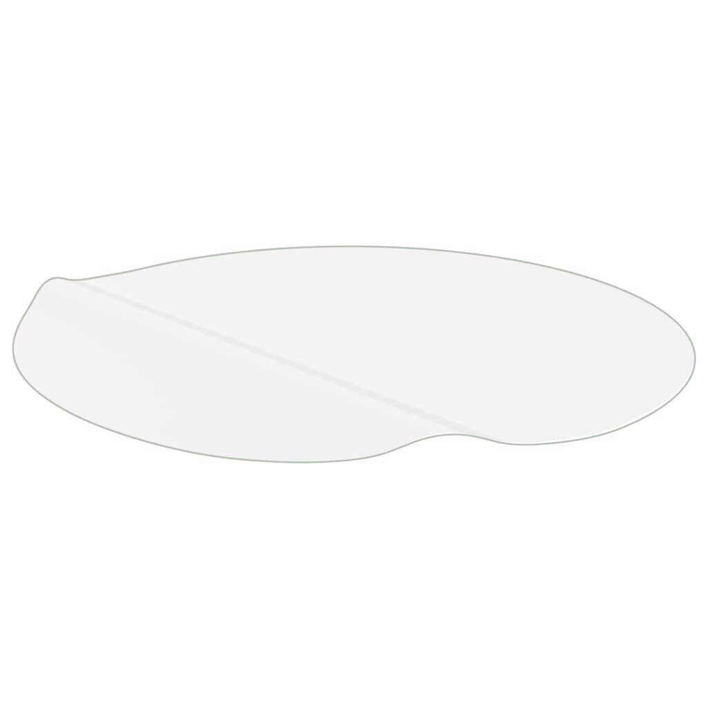 vidaXL galda aizsargsegums, caurspīdīgs, Ø120 cm, 2 mm, PVC цена и информация | Galdauti, salvetes | 220.lv