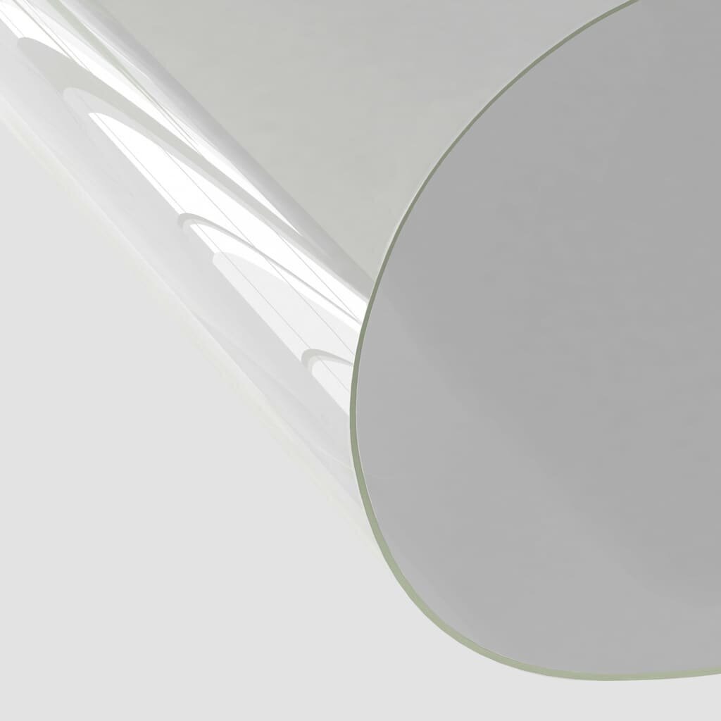 vidaXL galda aizsargsegums, caurspīdīgs, 100x60 cm, 2 mm, PVC cena un informācija | Galdauti, salvetes | 220.lv