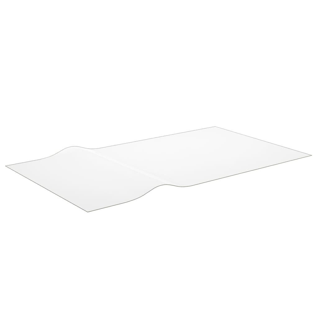vidaXL galda aizsargsegums, matēts, 120x60 cm, 2 mm, PVC cena un informācija | Galdauti, salvetes | 220.lv