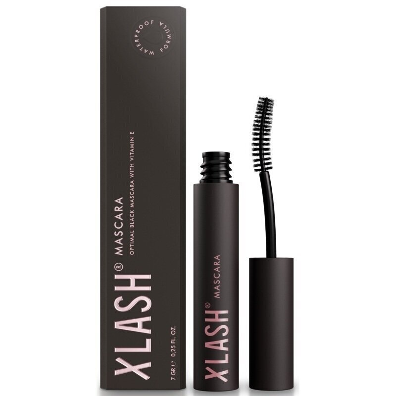 XLASH MASCARA - Melna skropstu tuša ar E vitamīnu, 7ml cena un informācija | Acu ēnas, skropstu tušas, zīmuļi, serumi | 220.lv