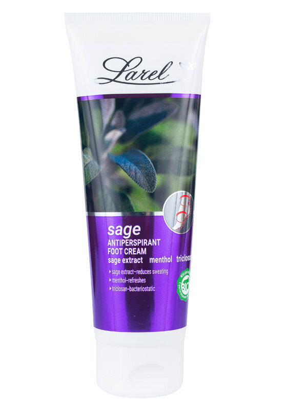 Kāju krēms ar salvijas ekstraktu Larel Feet Creams Bio Sage Antiperspirant 125 ml цена и информация | Ķermeņa krēmi, losjoni | 220.lv