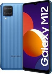 Samsung Galaxy M12, 64 GB, Dual SIM, Blue цена и информация | Мобильные телефоны | 220.lv