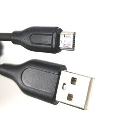 Провод - кабель MD СИНИЙ, USB - micro USB, 1 м цена и информация | Кабели для телефонов | 220.lv