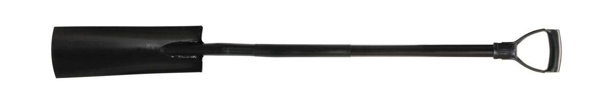 Drenāžas lāpsta ar metāla rokturi (DY formas rokturis) 13x41cm Flo (35808) цена и информация | Dārza instrumenti | 220.lv
