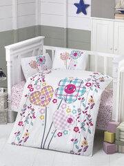 Bērnu gultas veļas komplekts Flower, 4 daļas cena un informācija | Bērnu gultas veļa | 220.lv