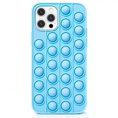 «Fusion Pop it» силиконовый чехол для Apple iPhone 12 / 12 Pro, синий цена и информация | Чехлы для телефонов | 220.lv
