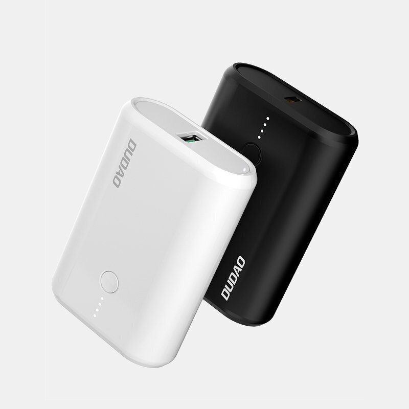 Ārējā baterija Dudao 10000 mAh Quick Charge 3.0 22,5W, melna (K14_Black) цена и информация | Lādētāji-akumulatori (Power bank) | 220.lv