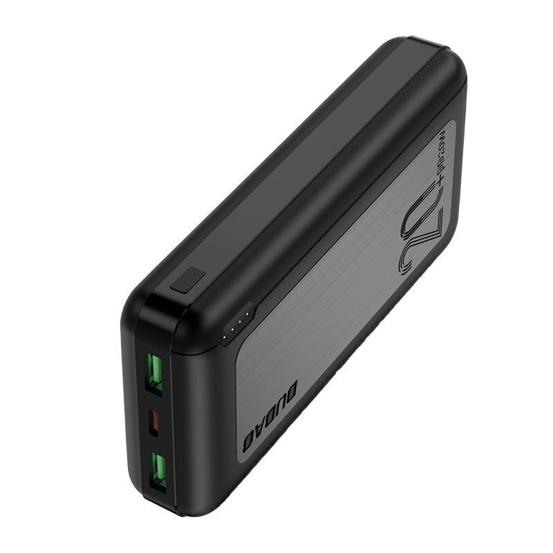 Ārējā baterija Dudao 20000 mAh 20 W, ātra uzlāde 3.0 2x USB / USB Type C, balta (K12PQ+ white) cena un informācija | Lādētāji-akumulatori (Power bank) | 220.lv