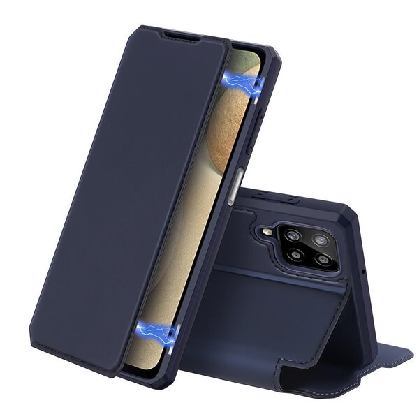 Dux Ducis Skin X maciņš, piemērots Samsung Galaxy A12 / M12, zils