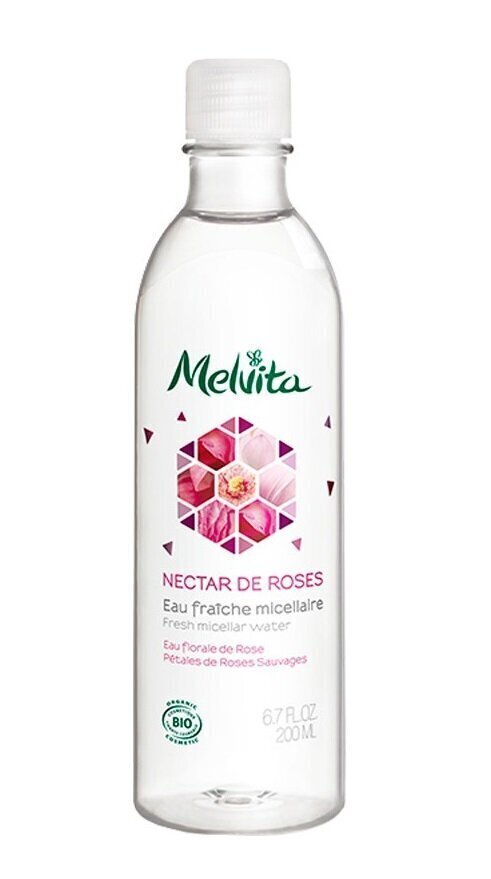 Svaigs micelārais ūdens Melvita Nectar de Roses, 200 ml cena un informācija | Sejas ādas kopšana | 220.lv