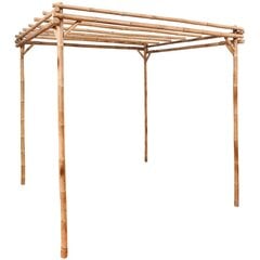 vidaXL pergola, 170x170x220 cm, bambuss цена и информация | Декоры для сада | 220.lv