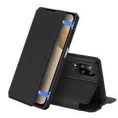 Dux Ducis Skin X maciņš, piemērots Samsung Galaxy A12 / M12, melns cena un informācija | Maciņi, somiņas | 220.lv