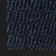 vidaXL paklājs, taisnstūra forma, 60x90 cm, zils цена и информация | Придверные коврики | 220.lv