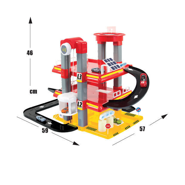 Trīsstāvu garāža Mochtoys, 11926 cena un informācija | Rotaļlietas zēniem | 220.lv
