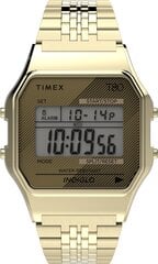 Timex T80 34mm Nerūsējošā Tērauda Siksniņas Rokaspulkstenis цена и информация | Мужские часы | 220.lv