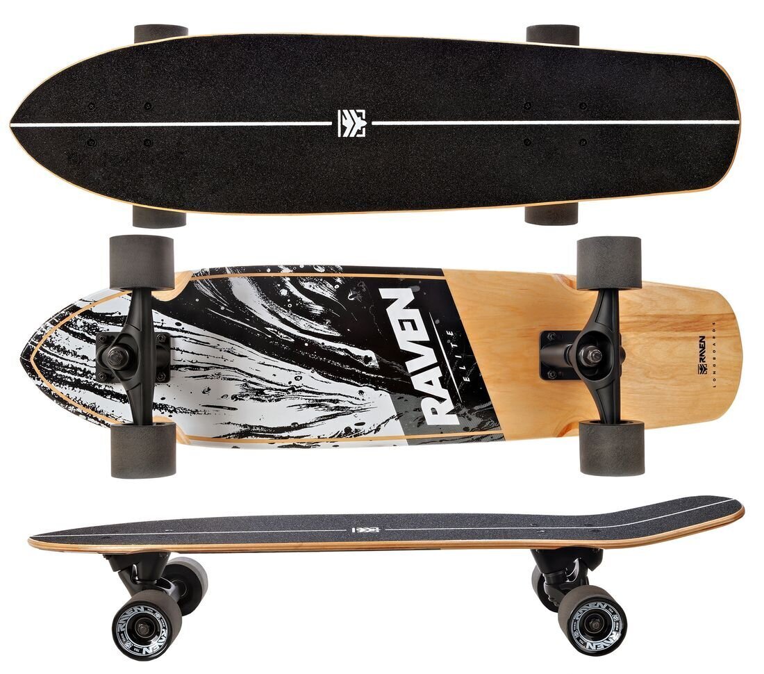 Skrituļdēlis Longboard Raven Elite, 81 cm cena un informācija | Skrituļdēļi | 220.lv