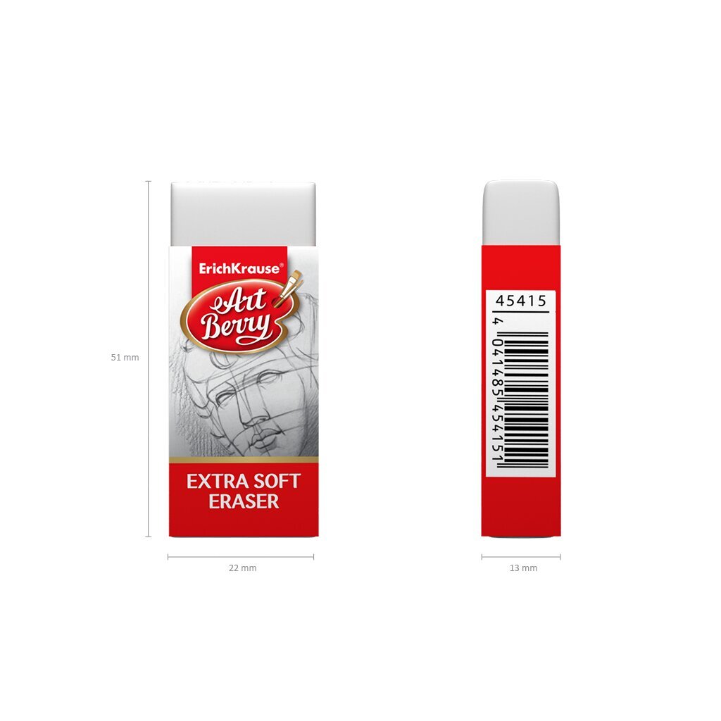 Dzēšgumija ArtBerry® Extra Soft (2 gab.) cena un informācija | Kancelejas preces | 220.lv