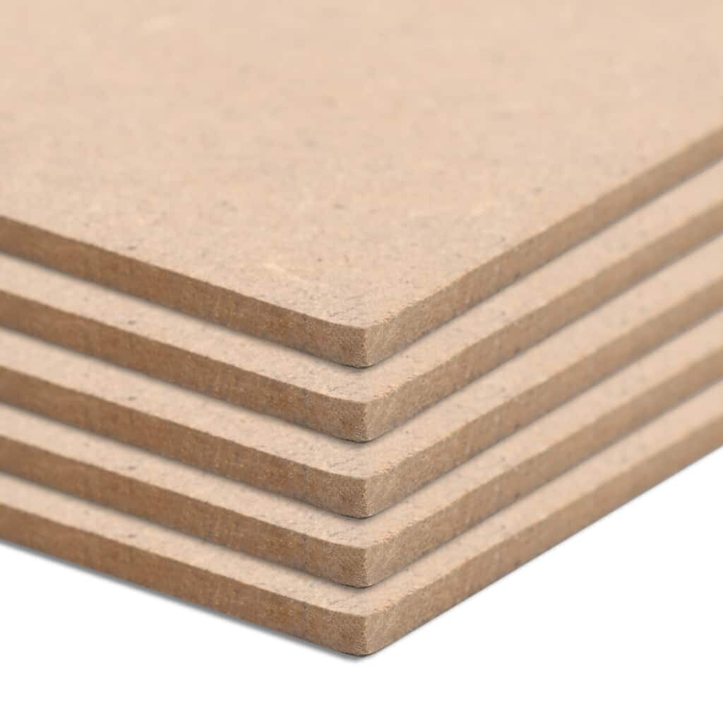 vidaXL MDF plāksnes, 5 gab., taisnstūra, 120x60 cm, 2,5 mm cena un informācija | Citi piederumi mēbelēm | 220.lv