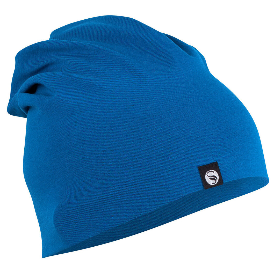 Kokvilnas Unisex cepure Stark Soul® unisex cotton Beanie, zila цена и информация | Vīriešu cepures, šalles, cimdi | 220.lv