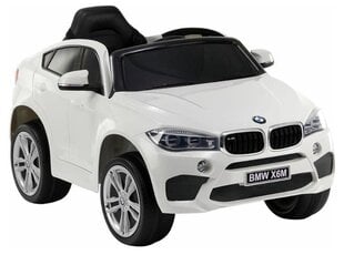 Elektromobilis bērniem BMW X6, balts cena un informācija | Bērnu elektroauto | 220.lv