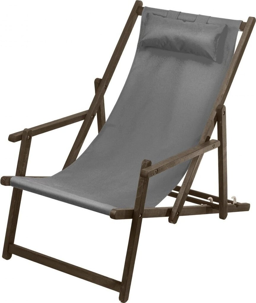 Zvilnis GreenBlue Premium GB283, pelēks cena un informācija | Sauļošanās krēsli | 220.lv