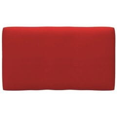 Spilvens dīvānam no paletēm, 70x40x12 cm, sarkans cena un informācija | Krēslu paliktņi | 220.lv