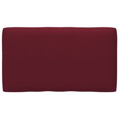 Spilvens dīvānam no paletēm, 70x40x12 cm, sarkans cena un informācija | Krēslu paliktņi | 220.lv