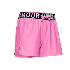 Sporta šorti bērniem Under Armour Play Up Solid K Junior 1351714-645, 61913, rozā цена и информация | Шорты для мальчиков | 220.lv