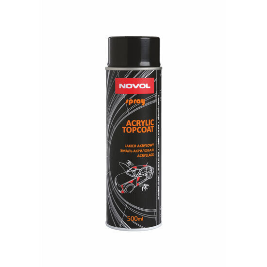 Melna glancēta krāsa BLACK GLOSS aerosols 500ml цена и информация | Auto krāsas | 220.lv