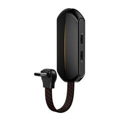 Baseus GAMO L49 audio adapter USB Type C - 2x USB Type C + mini jack 3.5mm for charging and music black (CATL49-01) цена и информация | Кабели для телефонов | 220.lv