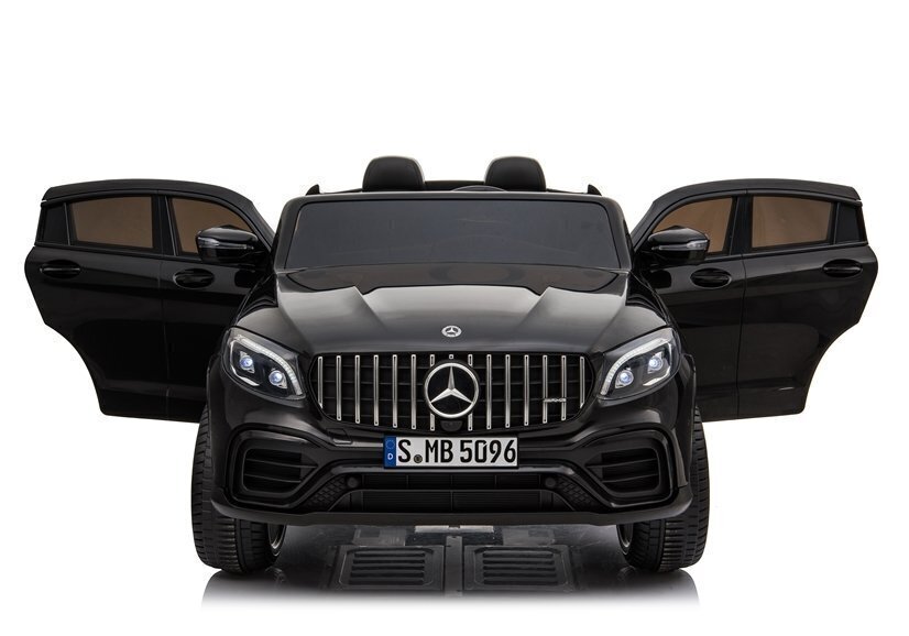 Elektromobilis bērniem Mercedes GLC 63S, melns cena un informācija | Bērnu elektroauto | 220.lv