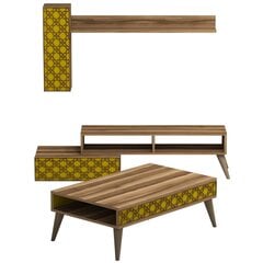 Комплект мебели для гостиной Kalune Design 845(XXIV), коричневый цена и информация | Секции | 220.lv