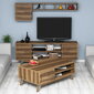Dzīvojamās istabas mēbeļu komplekts Kalune Design 845(XV), brūns цена и информация | Sekcijas | 220.lv